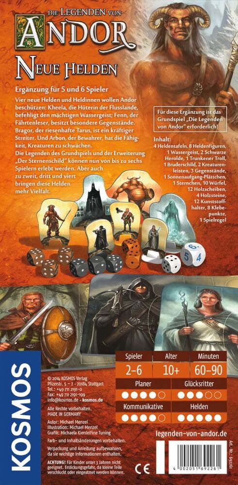 Thumbnail - Andor Neue Helden Ergänzung 5/6 Spieler
