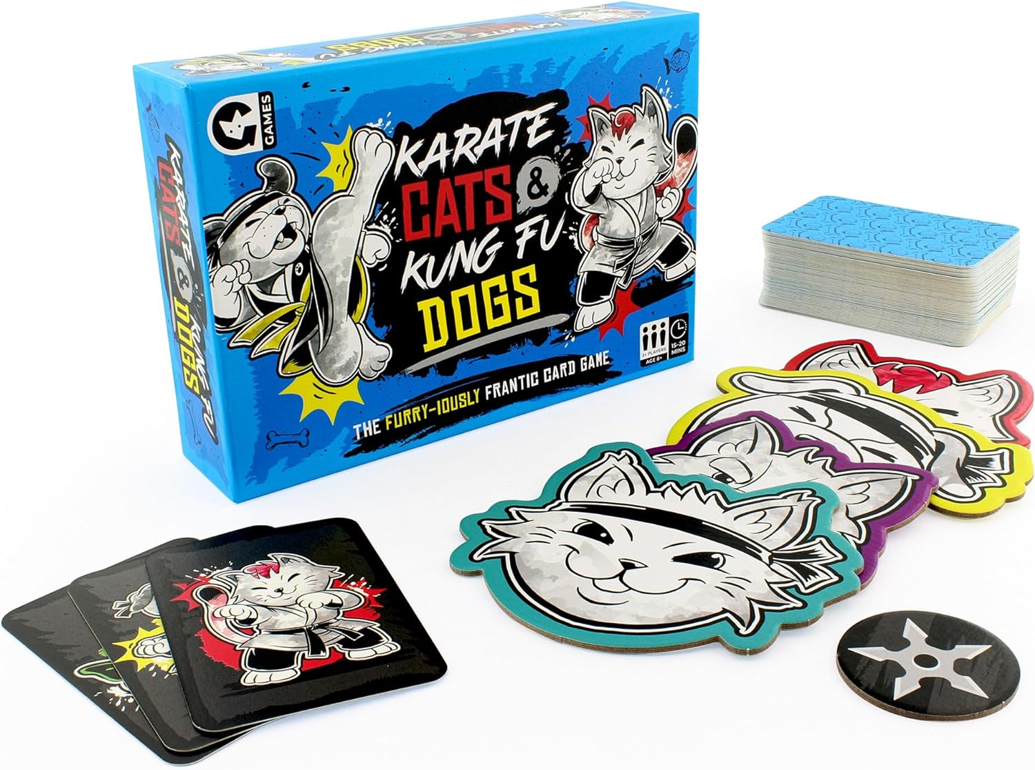 Karate Cats & Kung Fu Dogs Card Game - Image 2
