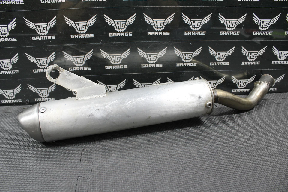 2002 SUZUKI RM250 PRO ЦЕПИ ГЛУШИТЕЛЬ ВЫХЛОПА ГЛУШИТЕЛЬ СКОЛЬЖЕНИЯ НА ТРУБЕ 14310-37F10 - Изображение 2 из 4