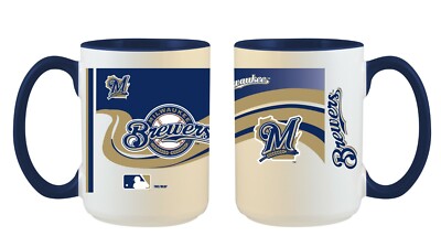 Milwaukee Brewers MLB Full Wrap 15oz Jumbo Coffee Mug | eBay