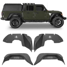 4pcs Front Rear Inner Fender Liner Guard Armor Fit 2020-2025 Jeep Gladiator JT