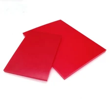 Leather Craft Red Rubber mute punching Board Cutting Hole Punch Stamping Tool