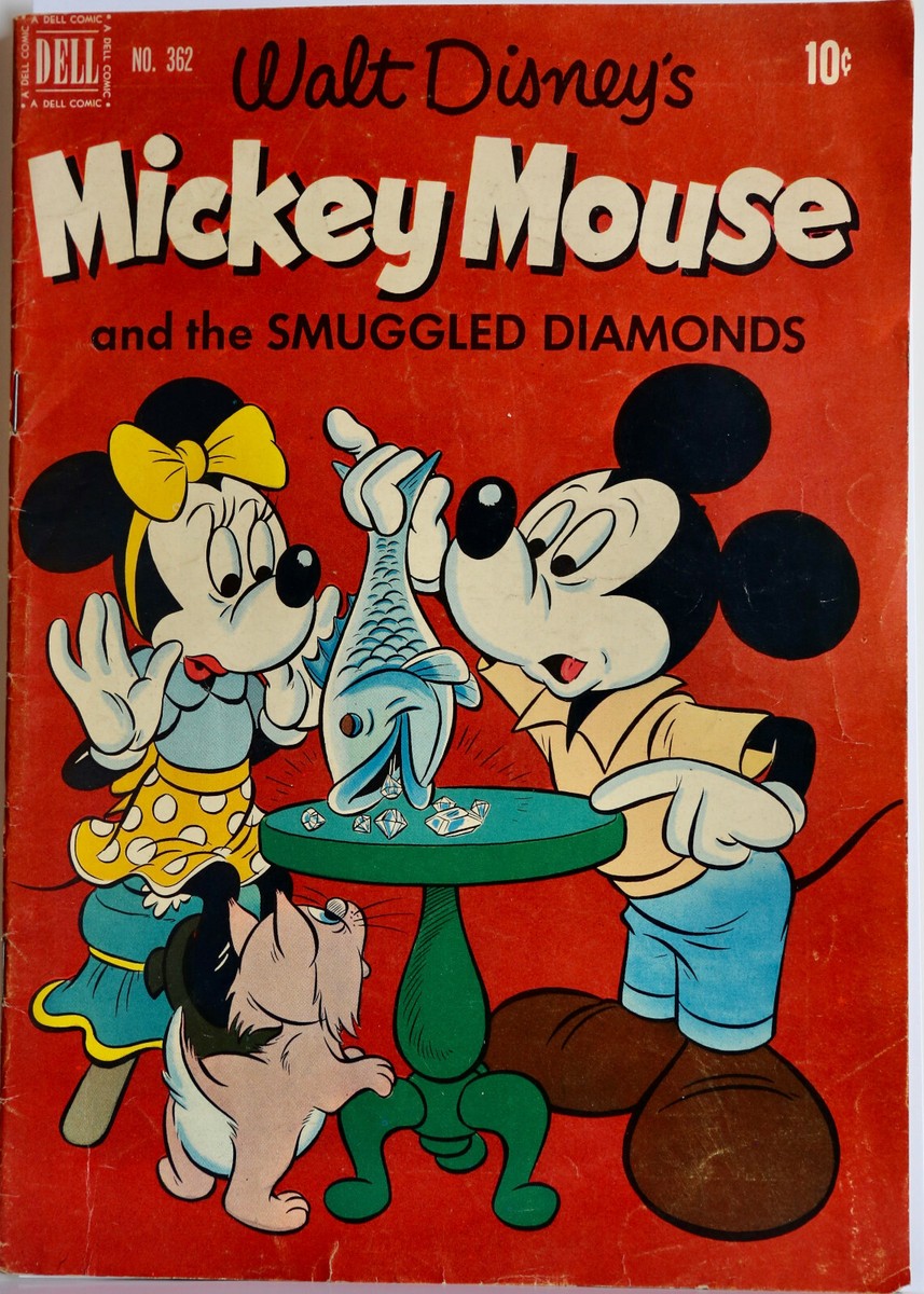 WALT DISNEY MICKEY MOUSE DELL COMIC #362 VINTAGE 1953 VERY
