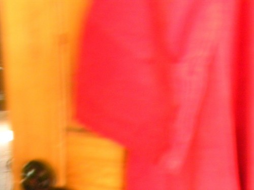 BLUE FISH VELVETEEN LONG RED COAT/ROBE SIZE 3 WOW! - Picture 10 of 10