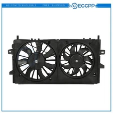 Radiator Condenser Cooling Fan Assembly For 2006 2007 2008-2013 Chevrolet Impala