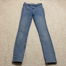 Free People Jeans Womens sz 27 Blue Denim Medium Wash Skinny Mid Rise Extra Slim