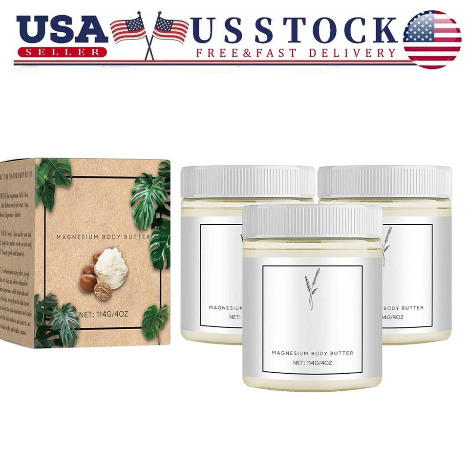 3PCS Mama-Bear Neuropathy Cream- 114g/4OZ Magnesium Butter, Magnesium Cream US🔥 - Image 2 of 4