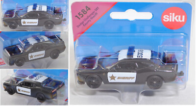 Siku Super 1584 Dodge Challenger SRT Hellcat County Sheriff, schwarz