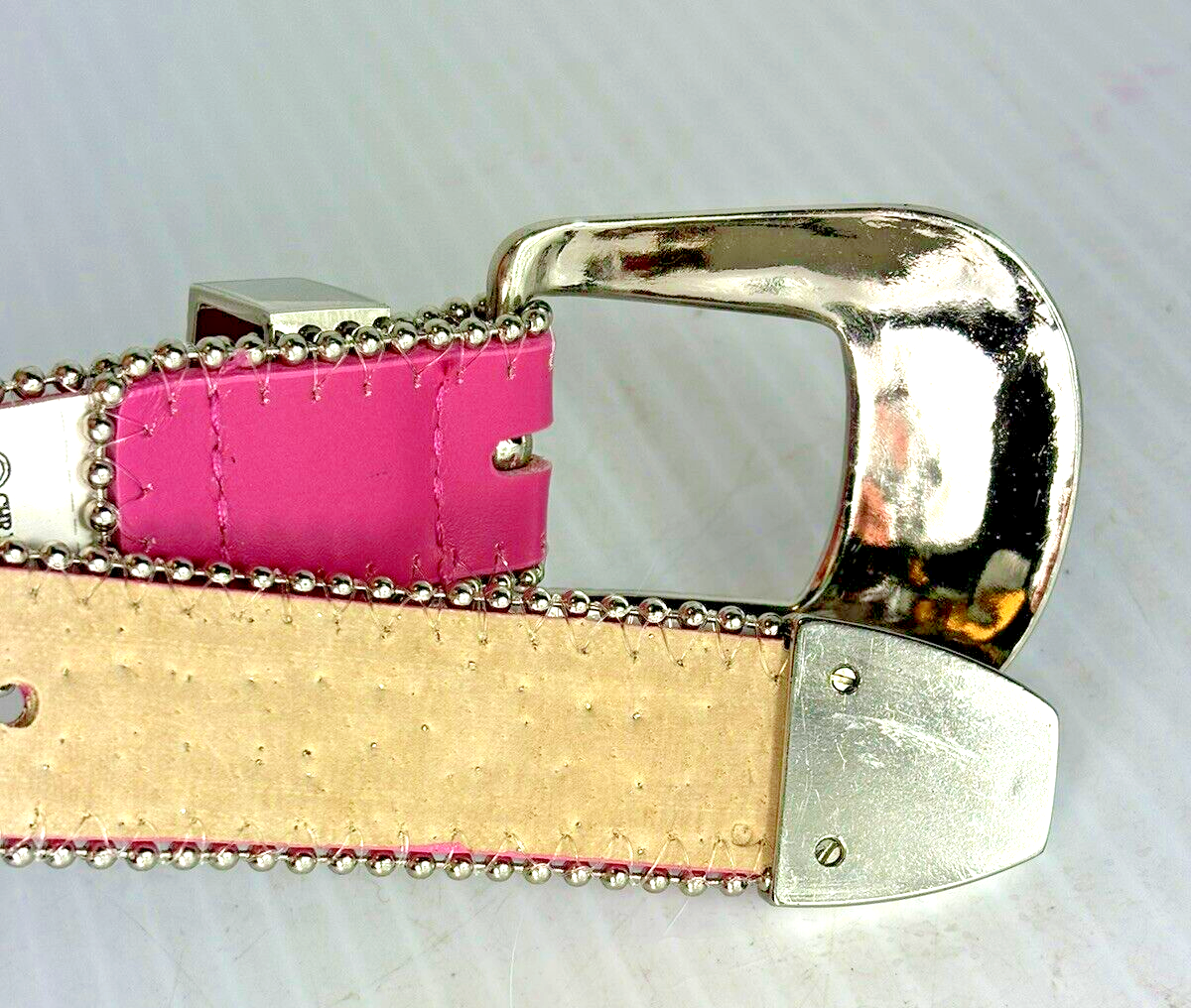 ? CHRISTINE ALEXANDER ~ SWAROVSKI CRYSTAL STUDDED LEATHER BELT Women main image 3
