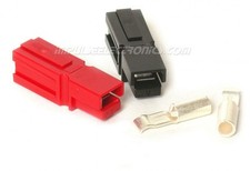 Anderson Powerpole Connector, 15 Amp Contacts, Red  Black Housings, 10 Pack