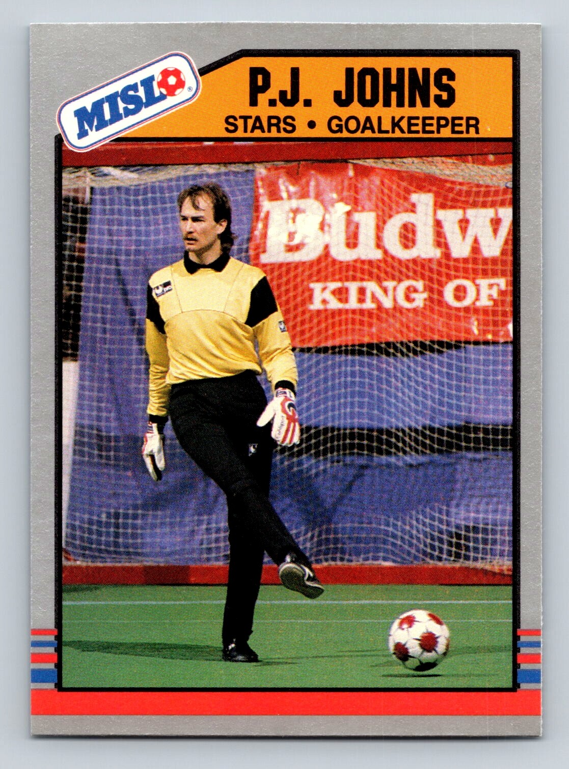 P.J. Johns 1989-90 Pacific MISL #72 Tacoma Stars
