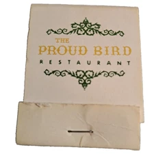 Advertising Matchbook The Proud Bird Restaurant Los Angeles California
