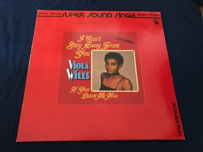 12'' Viola Wills    I Can't Stay Away From You 1981 Professionell Gereinigt