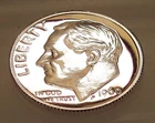 1960 Gem CAMEO Proof "EYE CANDY" Dime 90% Silver Blazing Luster #116~20
