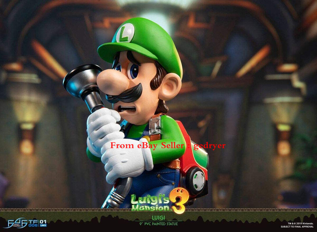 First 4 Figures F4F Super Mario Luigi's Mansion 3 Luigi Figure