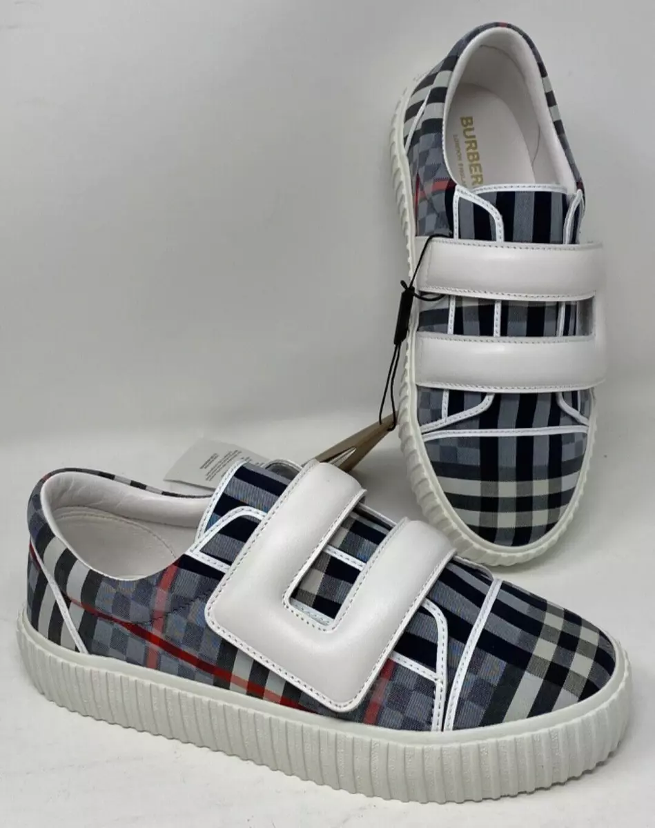 Kids burberry deals trainers