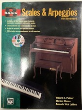 Scales and Arpeggios for Keyboard. Basix Series with CD. VG Paperback