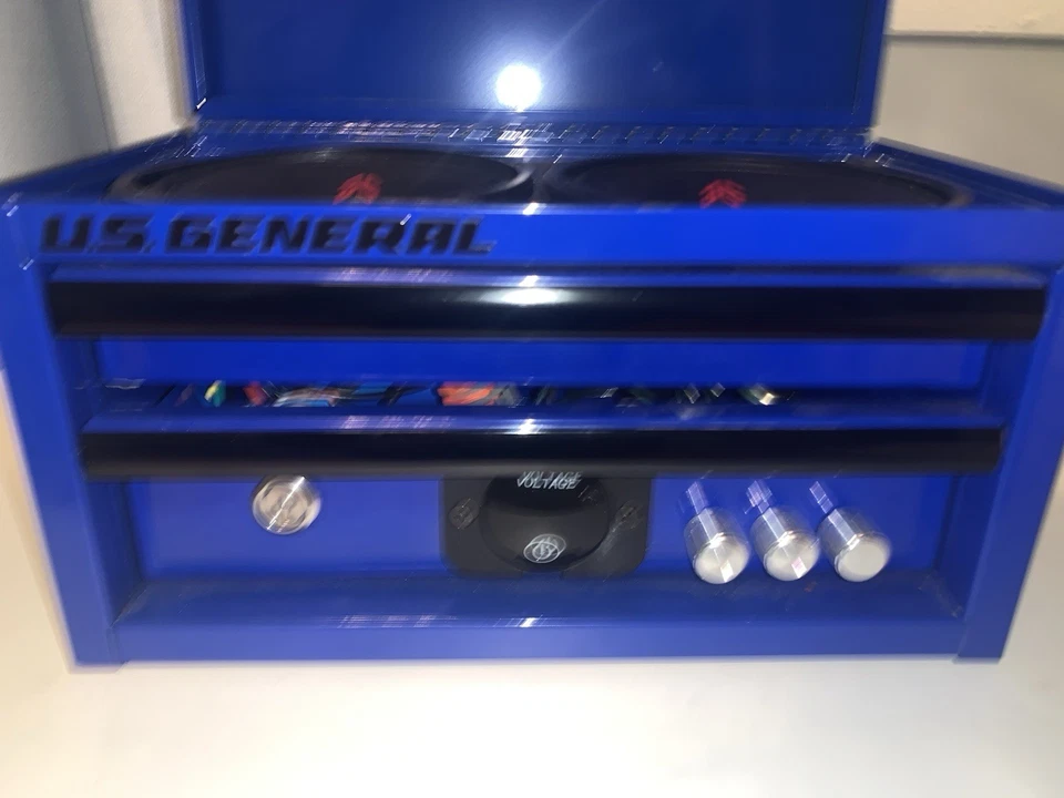 Mini caja de herramientas Bluetooth personalizada U.S. General - 11” x 6” x 6” Foto 2 de 4