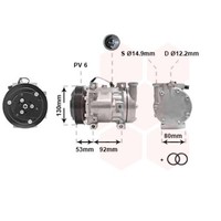 Kompressor Klimaanlage FüR Alfa Romeo 147 1.6 16V T.Spark Eco