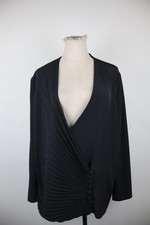 LUISA SPAGNOLI BLAZER GIACCA DONNA TG 50 WOMAN CASUAL VINTAGE JACKET DRAPPEGGIO