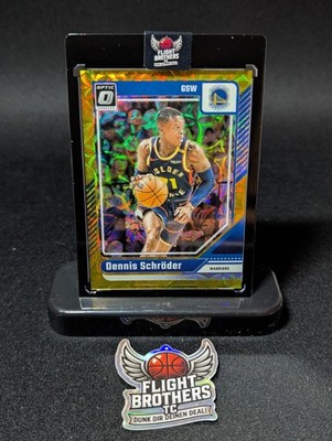 DENNIS SCHRÖDER /10 International Gold Prizm 2024-25 Panini Donruss Optic #84
