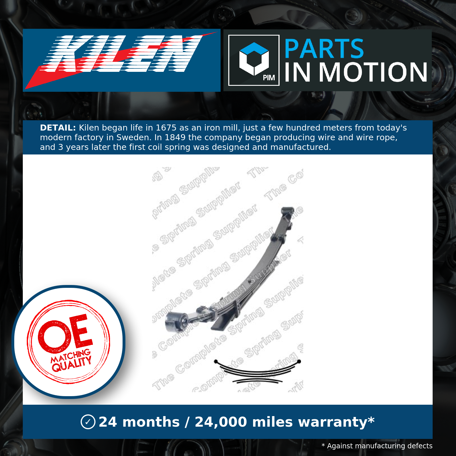 Leaf Spring Pack Rear 700/700mm Length 60mm Width Fits Toyota Hilux ROC LS8404 - Image 3