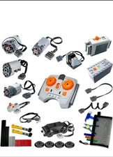 39-in-1 Motor Kit Compatible with Lego Technic: Motor*4,Battery Box*2,2.4G