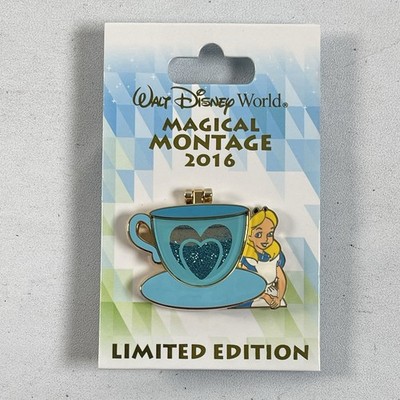 Disney Magical Montage Alice in Wonderland Cheshire Cat Hinged LE Pin