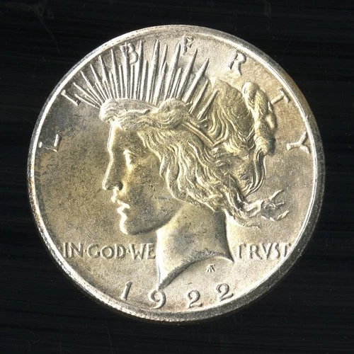 US Coin 1922 S Peace Silver Dollar Lustrous BU NO RESERVE!