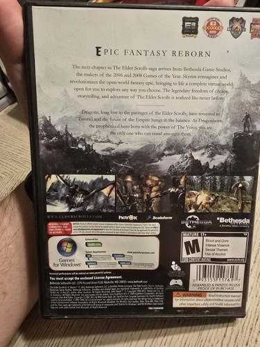 Elder Scrolls V: Skyrim (PC, 2011) CIB neuwertig mit Poster und Key - Bild 3 von 6