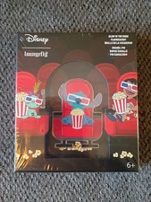 Disney Loungefly Stitch Pin AMC Popcorn Glow In The Dark Limited Edition New