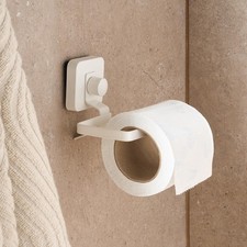 OHS Toilet Roll Holder Suction Tissue Paper Organiser Rust Resistant Metal