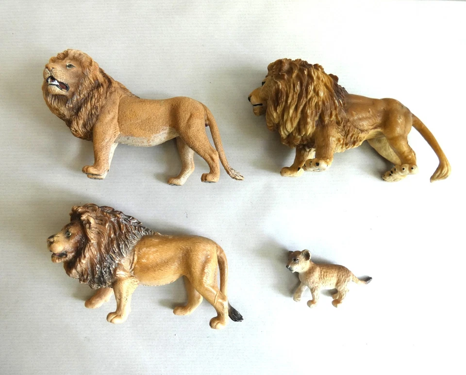 lot animaux lions et lionceau Schleich Bully - Photo 2/3