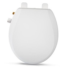 Bidet Toilet Seat with Quiet-Close, Non-Electric Bidet Toilet Seat with Round