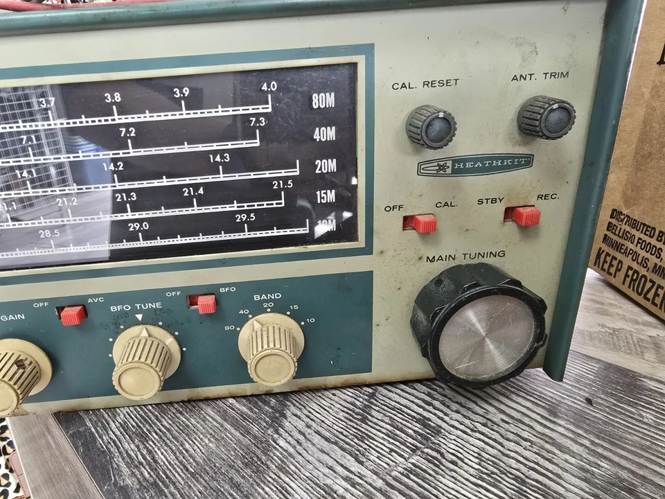 Receptor de jamón Heathkit HR-10 para parrs Foto 3 de 4