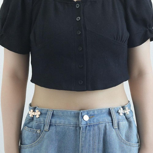 Waist Tightening Tool Flower Waist Buckle Clothing Accessoriesdetachable & - Picture 8 of 15
