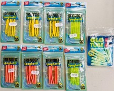 Behr Trendex Spaghetti Joblot of 8 packs for Trout & Predator fishing + Glo Tube