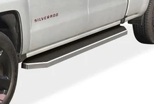 APS Polished 6" Side Step Side Bar Fit 19-26 Chevy Silverado GMC Sierra Crew Cab