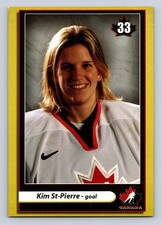 Kim St. Pierre 2004 Halifax Herald TEAM CANADA Women's Hockey Championship Card