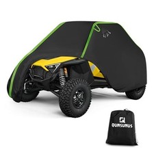 QUNSUNUS UTV Cover 2 Seater Compatible with Polaris for UTV up to 132"L black