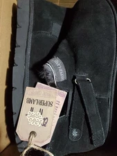 New Size 12B SUPERLAMB Women's Ongi Shearling Style Boots Black