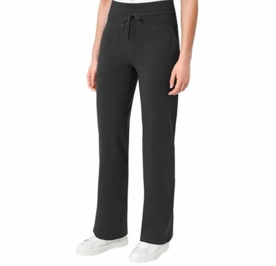 Mondetta High Rise Straight Leg Pants Black Moisture Wicking Women s Large