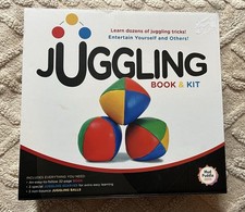 Kids Juggling Kit - Learn How To Juggle Book  Kit W/ Scarves  Hacky Sacks