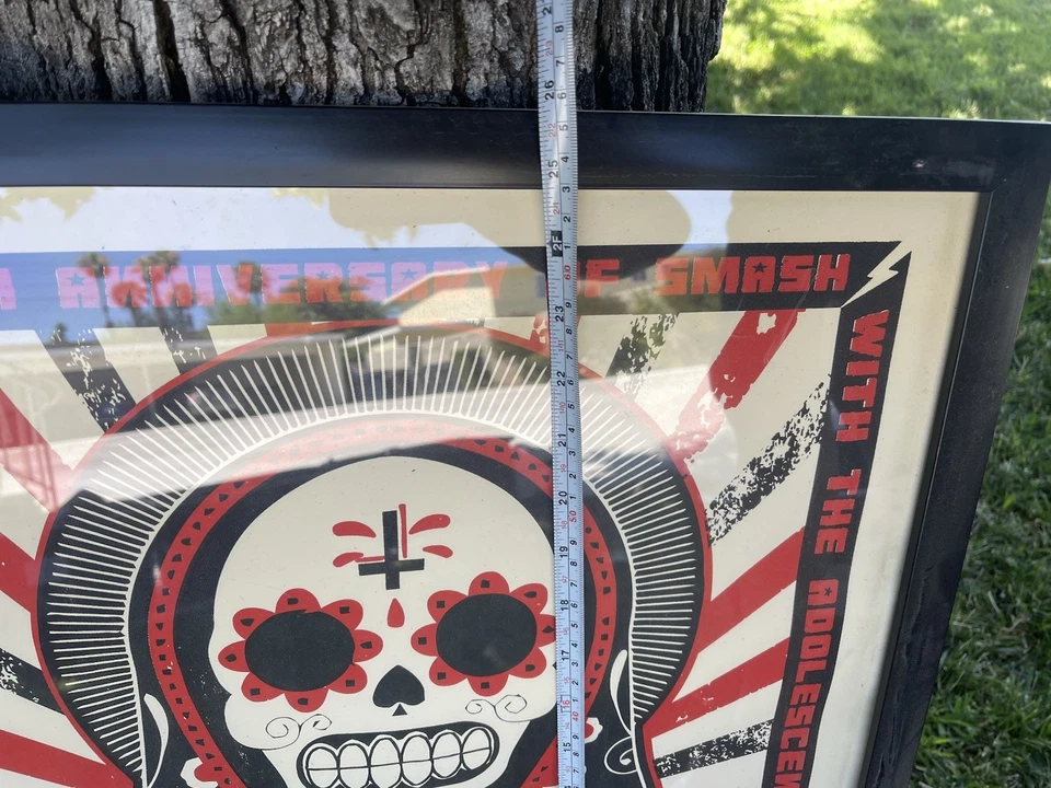 THE OFFSPRING 20th Anniversary Poster - Smash July 11th 2014 vintage rare #/160 - Image 4 of 4