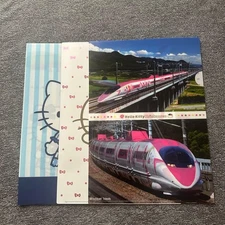 Hello Kitty Collaboration Clear File Set Of 3 Shinkansen Stu48