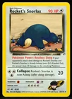 Rocket's Snorlax #33/132 Gym Heroes NM Pokemon Card