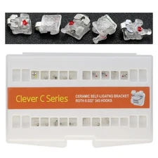 Dental Orthodontic Self Ligating Brackets Ceramic Braces Roth 022 345 Empower AO