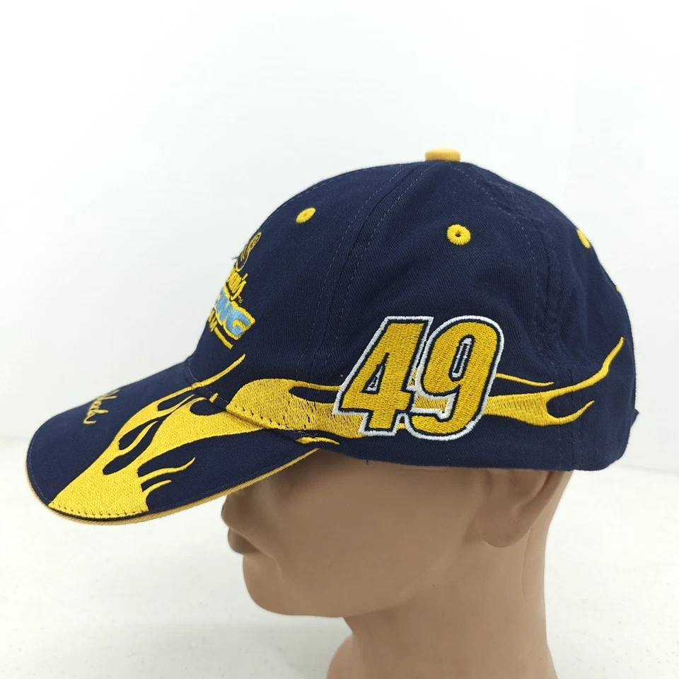 NASCAR Schwans Racing Team Baseball Cap Hat Ken Schrader #49 1st Edition NEW - Image 3 of 4
