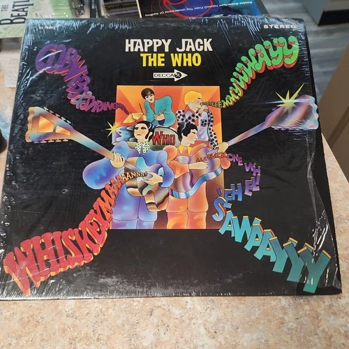 THE WHO Happy Jack US 1967 LP DECCA DL 74892 Stereophonic EX in Shrink