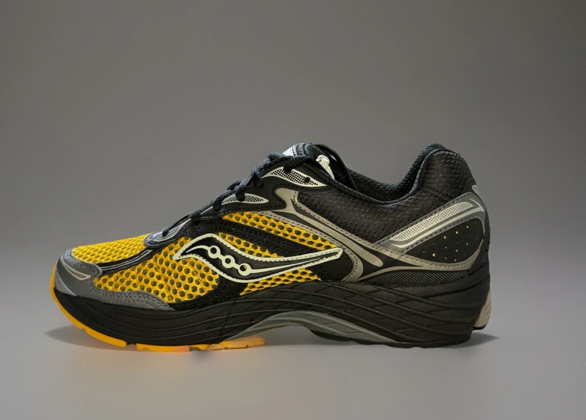 Saucony ProGrid Omni 9 Gold/Carbon Unisex Running Shoes 10 MRare Colorway Saucony OG Progrid Omni 9 Gold - Dec 2024 - S70739-7  main image 2